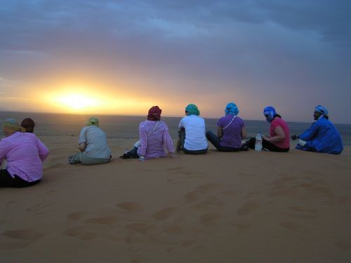 After the camel ride there is always a spectacular sunset ©Venus Adventures