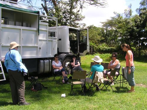 A typical lunch stop picnic by the truck ©venus adventures