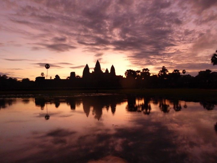 Angkor Wat at sunrise - wow! ©Venus Adventures