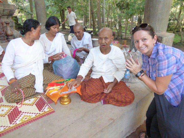 Meeting some local nuns, Siem Reap ©Venus Adventures