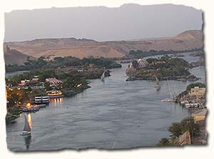 Sailing on the river Nile, Egypt