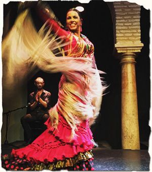 Flamenco dancing in Sevilla, Spain