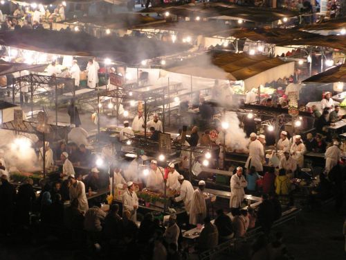 Food Stalls, Marrakech ©Venus Adventures