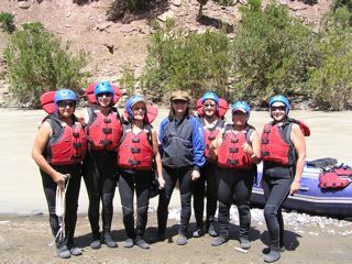 Looking great in rubber suits and ready to raft! ©Venus Adventures Ltd