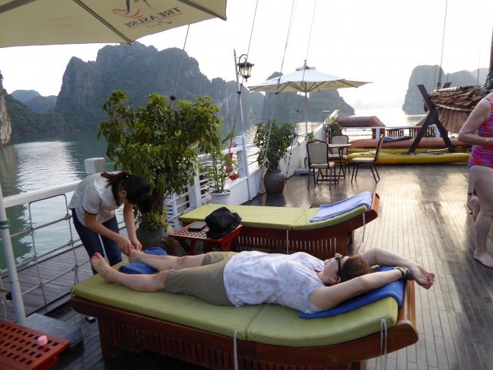 There is ALWAYS time for a massage in Vietnam! ©Venus Adventures